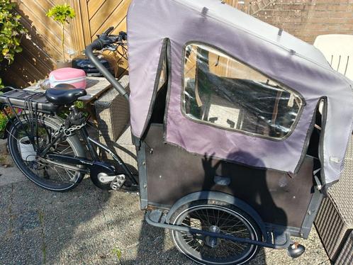 Bakfiets troy, Fietsen en Brommers, Fietsen | Bakfietsen, Gebruikt, Overige merken, 4 kinderen of meer, Elektrisch, Ophalen
