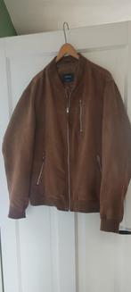 Suede winterjas, Bruin, Maat 56/58 (XL), Ophalen of Verzenden, Zo goed als nieuw