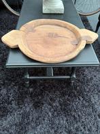 Houten schaal, Huis en Inrichting, Ophalen of Verzenden, Zo goed als nieuw, Rond, Hout