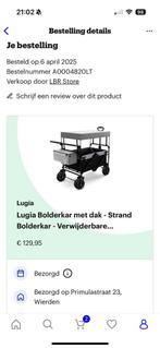 Bolderkar met dak, Nieuw, Verstelbare duwstang, Combiwagen, Ophalen