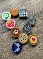 lego 1x1 rondjes met opdruk 10 stuks voor 0.80, Ophalen of Verzenden, Zo goed als nieuw, Losse stenen, Lego