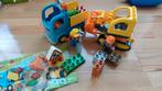 Duplo 10812 Vrachtwagen & Graafmachine, Ophalen of Verzenden, Gebruikt, Complete set, Duplo