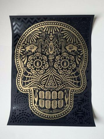  Ernesto Yerena - Day of the Dead Calavera, Skull, print beschikbaar voor biedingen