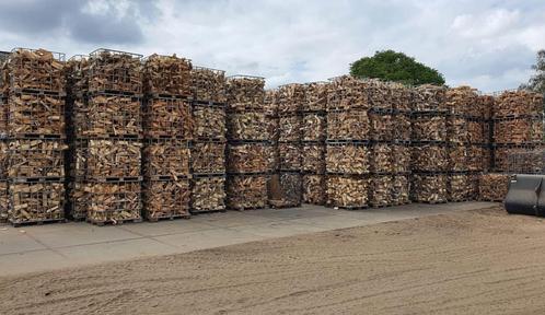 Haardhout Beuk + Eik Kachelhout Ovendroog & Halfdroog, Tuin en Terras, Haardhout, Blokken, Eikenhout, 6 m³ of meer, Ophalen of Verzenden