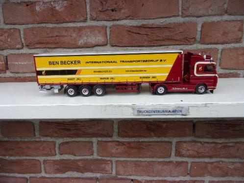 Tekno  Scania  143  Streamline  van  Ben  Becker., Hobby en Vrije tijd, Modelauto's | 1:50, Nieuw, Bus of Vrachtwagen, Tekno, Ophalen of Verzenden