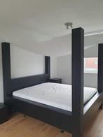 Hemel bed eikenhout, Huis en Inrichting, Slaapkamer | Bedden, Gebruikt, Zwart, Tweepersoons, Ophalen of Verzenden