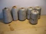 Breien+ Haken Meebrei Garen Lurex Zilver Grote Konen ( nr 3), Hobby en Vrije tijd, Breien en Haken, Ophalen, Nieuw, Breien of Haken