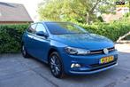 Volkswagen POLO 1.0 TSI AUTOMAAT/ PANO/ ACC / LED / APPLE /, Gebruikt, 95 pk, Blauw, Bedrijf