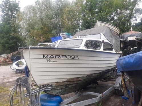 sloep   zomer aanbieding !!, Watersport en Boten, Sloepen, Gebruikt, 10 tot 30 pk, 6 meter of meer, Binnenboordmotor, Diesel, Polyester