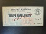 Nederland noodgeld Rotterdam 10 gulden 1944 UNC ongeldig WO2, Postzegels en Munten, Bankbiljetten | Nederland, Los biljet, Ophalen of Verzenden
