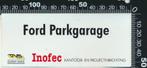 Sticker: WVS Grafisch Bedrijf - Ford Parkgarage, Ophalen of Verzenden, Zo goed als nieuw, Bedrijf of Vereniging