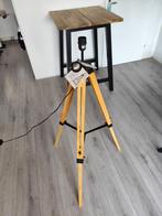 Nieuwe houten vloerlamp - nooit gebruikt!, Huis en Inrichting, Lampen | Vloerlampen, Ophalen