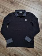 Moncler polo slimfit maat S, Moncler, Zwart, Ophalen of Verzenden, Zo goed als nieuw