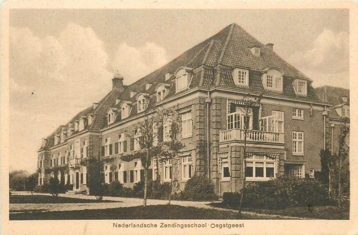 701090001 Oegstgeest Nederlandsche Zendingsschool, Verzamelen, Ansichtkaarten | Nederland, Zuid-Holland, Voor 1920, Verzenden