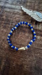 Gouden druppel armband, Nieuw, Elastiek, Met bedels of kralen, Verzenden