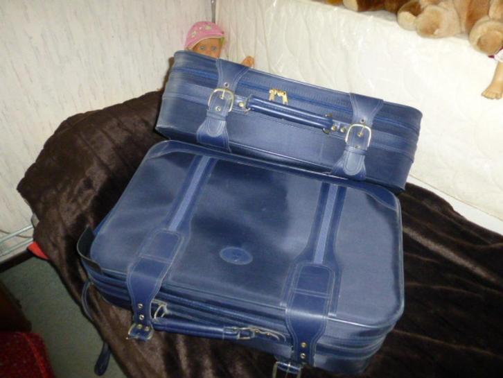 Koffer set van 2 koffers - O- Lief tas - laptoptas, Sieraden, Tassen en Uiterlijk, Koffers, Hard kunststof, Wieltjes, Ophalen of Verzenden