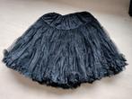 Zwarte Petticoat  Hell Bunny 60 cm, Kleding | Dames, Rokken, After Bunny, Zwart, Ophalen of Verzenden, Zo goed als nieuw