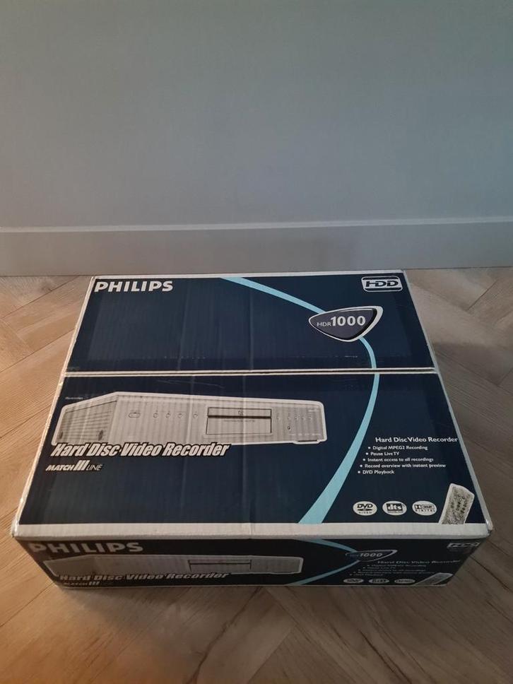 Philips HDR 1000/01 Harddiskrecorder - Nieuw in doos, Audio, Tv en Foto, Decoders en Harddiskrecorders, Nieuw, Harddiskrecorder