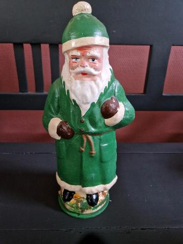 Groene Kerstman Candycontainer Vintage beschikbaar voor biedingen