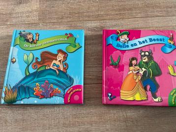 2 Sprookjesboeken: Belle en het Beest + de Kleine Zeemeermin beschikbaar voor biedingen