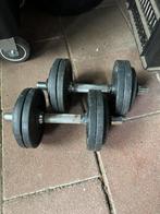 Set van 2 Dumbbells / Halters - Gebruikt, Sport en Fitness, Fitnessmaterialen, Ophalen of Verzenden, Gebruikt, Armen, Dumbbell