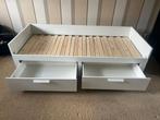 Brimnes bedbank ikea, Huis en Inrichting, Slaapkamer | Bedden, Ophalen, Wit, Tweepersoons, Zo goed als nieuw