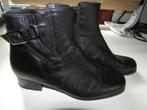 F1544 ARTICO mt 37,5 laarsjes zwart leder, Kleding | Dames, Schoenen, Verzenden, Zwart, Lage of Enkellaarzen, Zo goed als nieuw