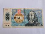 Czechoslovak Soc. Rep. 20 Korun 1988 KOMENSKY - TREE, Verzenden, Overige landen, Los biljet