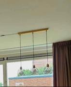 Mooie gouden hanglamp, Huis en Inrichting, Lampen | Hanglampen, Ophalen, Zo goed als nieuw, Minder dan 50 cm