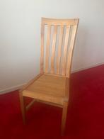 Houten stoelen, Huis en Inrichting, Stoelen, Bruin, Ophalen of Verzenden, Zo goed als nieuw, Vijf, Zes of meer stoelen