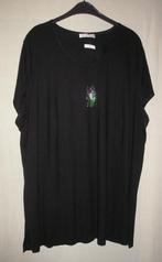 Shirt Mona Lisa maat 56 met applicatie, Kleding | Dames, Grote Maten, Verzenden, Zwart, Mona Lisa, Nieuw