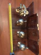 Boekensteun wereld globe en sextant 4 keer, nautisch, Ophalen of Verzenden, Nieuw