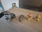 4 dieren beeldjes, Verzamelen, Ophalen of Verzenden, Zo goed als nieuw, Dier