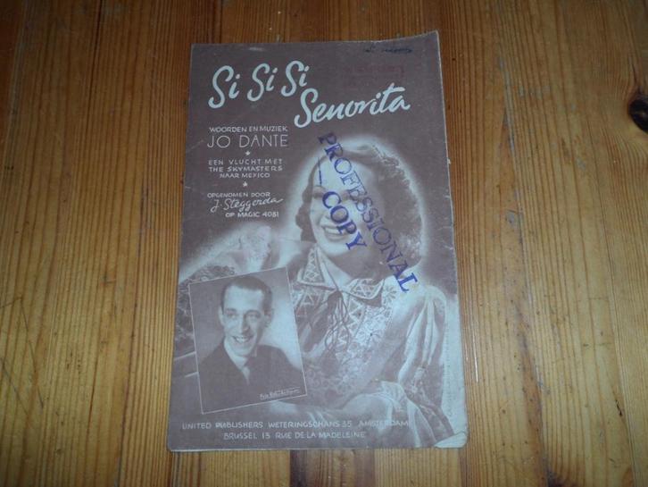 Dante / Steggerda / Powell / Schoepen / Skymasters, Muziek en Instrumenten, Bladmuziek, Gebruikt, Artiest of Componist, Populair