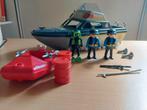 Playmobil 4429 Politie boot met rubberboot, Kinderen en Baby's, Speelgoed | Playmobil, Gebruikt, Ophalen of Verzenden, Los playmobil