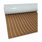 Eva foam teak , zelfklevend , bruin met witte  230x90x0,6 cm, Watersport en Boten, Accessoires en Onderhoud, Ophalen of Verzenden