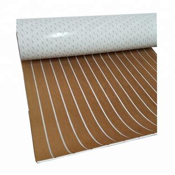 Eva foam teak , zelfklevend , bruin met witte  230x90x0,6 cm beschikbaar voor biedingen