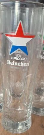 Heineken euro2020 glas, Ophalen of Verzenden, Zo goed als nieuw, Bierglas