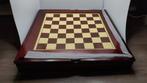 Mooie houten 7 in 1 gamebox bordspellen dammen, schaken, etc, Hobby en Vrije tijd, Gezelschapsspellen | Bordspellen, Ophalen of Verzenden