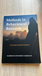 Methods in behavioural research, Ophalen of Verzenden, Zo goed als nieuw, Europa