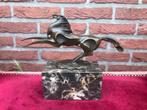 bronzen beeld, prachtig gestileerd paard, Ophalen of Verzenden, Brons