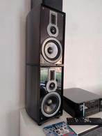 Philips MCD909 en Philips MCD908 2X set. Ribbon tweeters, Ophalen of Verzenden, Zo goed als nieuw, Front, Rear of Stereo speakers
