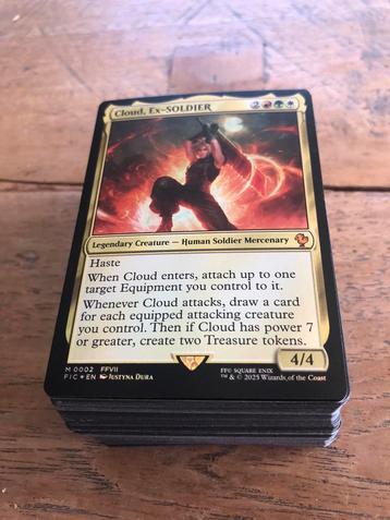 Mtg commander deck cloud, Ex-soldier final fantasy beschikbaar voor biedingen