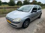 Opel Corsa 1.4 I 16V 5D 2003 Grijs, Auto's, Voorwielaandrijving, 4 cilinders, 1389 cc, Origineel Nederlands