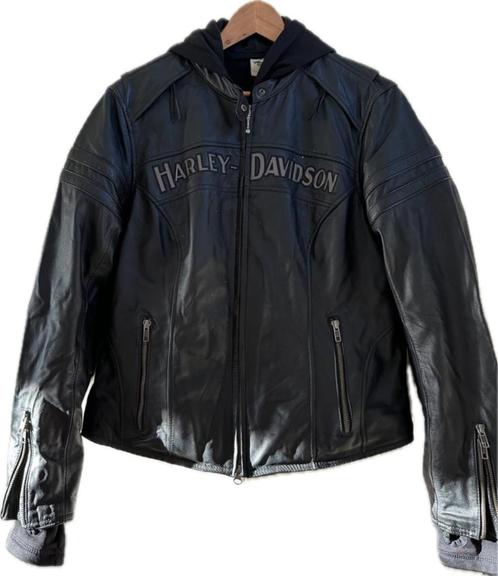 Harley Davidson lederen Motor jas, Motoren, Kleding | Motorkleding, Jas | leer, Dames, Tweedehands, Ophalen of Verzenden