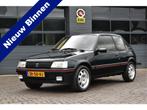 Peugeot 205 1.9 GTI (bj 1991), Auto's, Oldtimers, Voorwielaandrijving, Metallic lak, Zwart, Leder en Stof