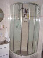 Douchecabine, hoek instap, Doe-het-zelf en Verbouw, Sanitair, Ophalen, Gebruikt, Chroom, Douche