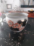 Plantenpot pot vintage bloempot, Rond, Binnen, Ophalen of Verzenden, Zo goed als nieuw