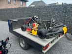 Te Koop Kart 125cc met aanhanger, Sport en Fitness, Karting, Ophalen, Zo goed als nieuw, Kart
