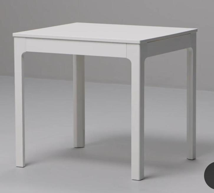 Uitschuifbare eettafel, Huis en Inrichting, Tafels | Eettafels, Gebruikt, 50 tot 100 cm, 50 tot 100 cm, tot twee personen, Vierkant